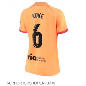 Atletico Madrid Koke #6 Tredje Matchtröja Dam 2022-23 Kortärmad